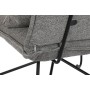 Sillón DKD Home Decor Negro Gris Metal (66 x 78 x 75 cm)