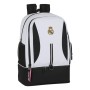 Sac de Sport avec Porte-Chaussures Real Madrid C.F. 20/21 Blanc Noir 24 L