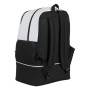 Sac de Sport avec Porte-Chaussures Real Madrid C.F. 20/21 Blanc Noir 24 L