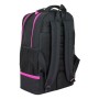 Bolsa de Deporte con Portazapatos Safta 641957850 Negro Rosa 18 L