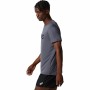 Camiseta de Manga Corta Hombre Asics Core Gris oscuro