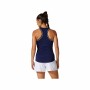 Camiseta de Tirantes Mujer Asics Court Piping Azul oscuro