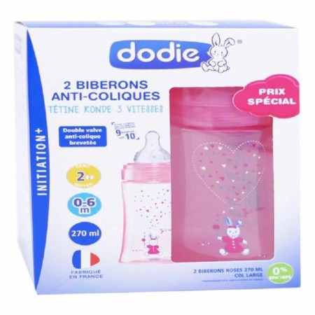 Lot de biberons Dodie 2 uds (270 ml)