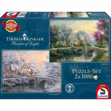 Puzzle Schmidt Spiele Iceland: Kirkjuffellsfoss (2 x 1000 Pièces)