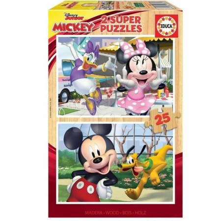 Puzzle Educa Mickey & Friends (2 x 25 Piezas)