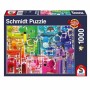 Puzzle Schmidt Spiele Colors of the rainbow (1000 Pièces)