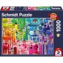 Puzzle Schmidt Spiele Colors of the rainbow (1000 Pièces)