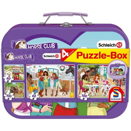 Lot Schmidt Spiele Schleich: Horse Club Puzzle (2 x 100 pcs) (2 x 60 Pièces)