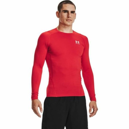 Chemise à manches longues homme Under Armour Rouge (L)