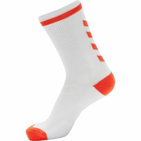 Calcetines Deportivos Hummel Naranja Blanco