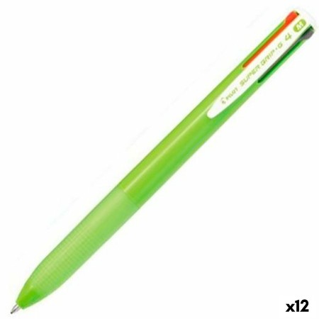 Bolígrafo Pilot Supergrip G4 Lima Bola 0,4 mm 12 Unidades