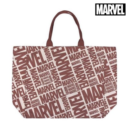 Sac Marvel Anses Rouge Beige