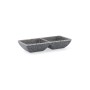 Plateau apéritif Quid Lonja Gris Plastique (17 x 7 x 3 cm) (12 Unités)