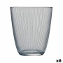 Verre Luminarc Concepto Stripy Gris verre (310 ml) (6 Unités)