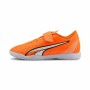 Botas de Fútbol para Niños Puma Ultra Play It V Naranja Hombre