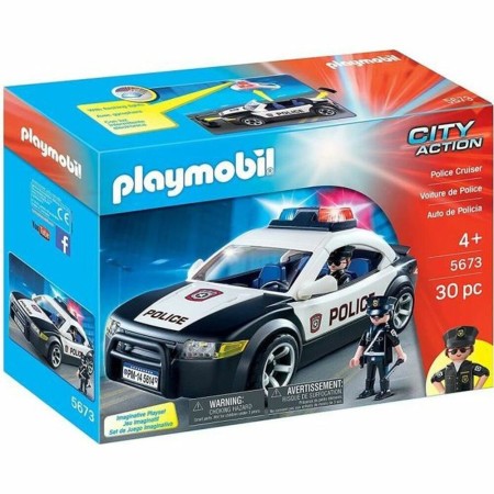 Playset Playmobil City Action 5673 Voiture de police