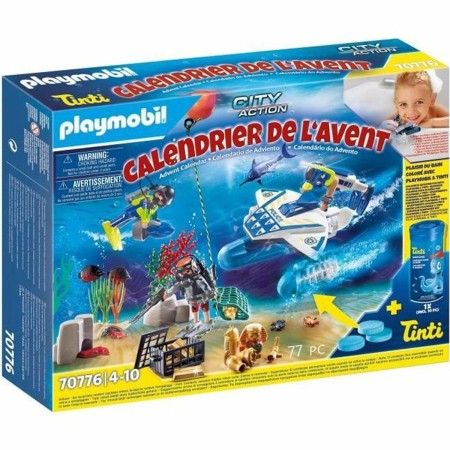 Calendario de Adviento Playmobil 70776 Policía Actividades acuáticas