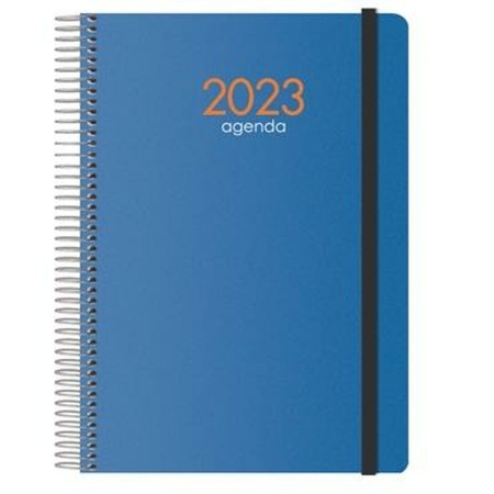 Agenda DOHE SYNCRO 2023 Bleu (15 x 21 cm)