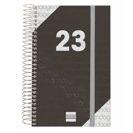 Agenda Finocam YEAR E5 2023 Noir (11,7 x 18,1 cm)