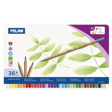 Lápices de colores Milan Multicolor 36 Piezas