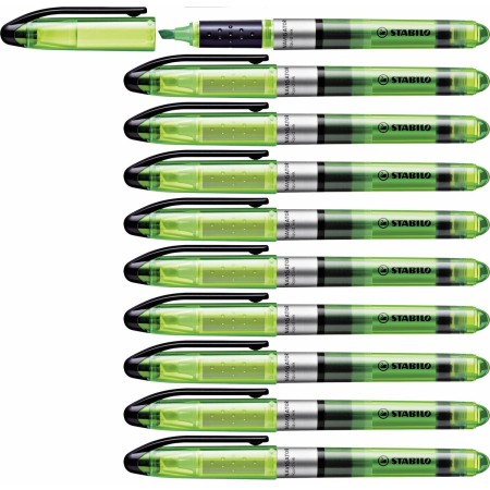 Marqueur fluorescent Stabilo Navigator Vert 10 Unités