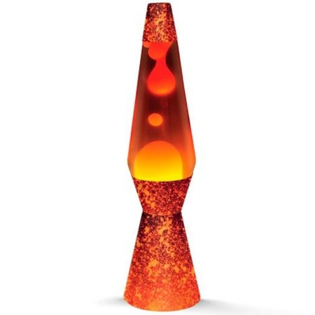 Lámpara de Lava iTotal Cristal Rojo Naranja Plástico 25 W (40 cm)