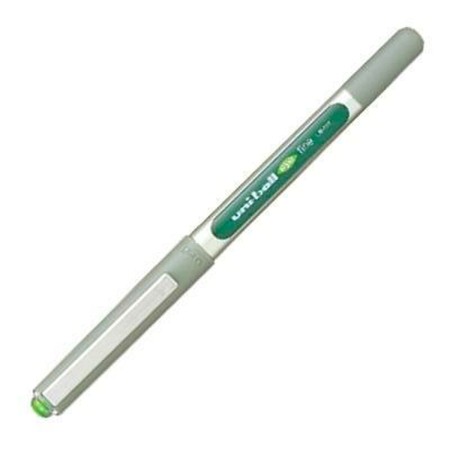 Biros à encre liquide Uni-Ball Rollerball Eye Fine UB-157 Vert 12 Unités