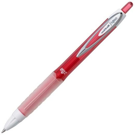 Biros à encre liquide Uni-Ball Rollerball Signo UM-207 Rouge 12 Unités