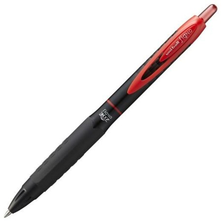 Biros à encre liquide Uni-Ball Rollerball Signo UMN-207F Rouge 12 Unités