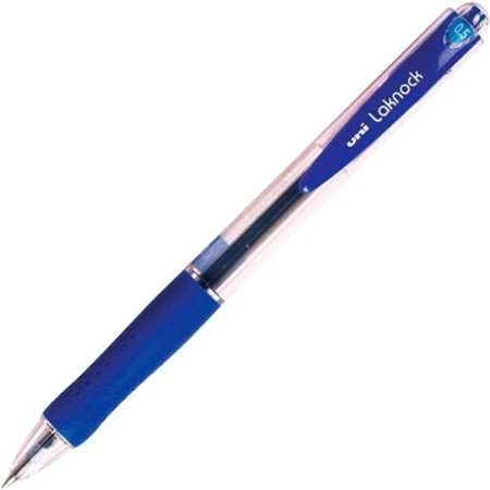 Bolígrafo de tinta líquida Uni-Ball Rollerball Laknock SN-100 Negro 12 Unidades