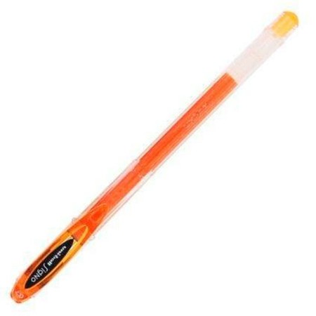 Biros à encre liquide Uni-Ball Rollerball Signo Basicos UM-120 Orange 12 Unités