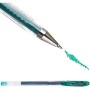 Bolígrafo de tinta líquida Uni-Ball Rollerball Signo Basicos UM-120 Verde 12 Unidades