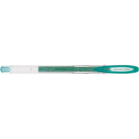 Bolígrafo de tinta líquida Uni-Ball Sparkling UM-120SP Verde 12 Unidades