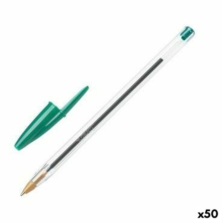 Bolígrafo Bic Cristal Original Verde 50 Unidades