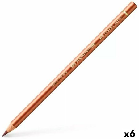 Crayons de couleur Faber-Castell Polychromos Cuivre (6 Unités)
