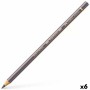 Crayons de couleur Faber-Castell Polychromos Gris (6 Unités)