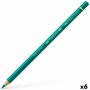 Crayons de couleur Faber-Castell Polychromos Vert (6 Unités)