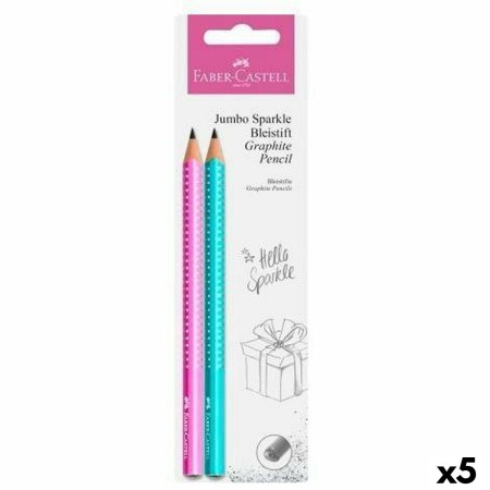 Crayon Faber-Castell Jumbo Sparkle (5 Unités)