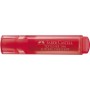 Marcador Fluorescente Faber-Castell Textliner 46 Rojo 10 Unidades