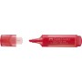 Marcador Fluorescente Faber-Castell Textliner 46 Rojo 10 Unidades