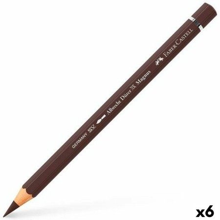 Lápices de colores Faber-Castell Albrecht Dürer	Magnus Marrón (6 Unidades)