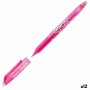 Bolígrafo Pilot Frixion Point Tinta borrable 0,25 mm Rosa Aguja (12 Unidades)