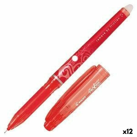 Bolígrafo Pilot Frixion Point Tinta borrable 0,25 mm Rojo Aguja (12 Unidades)