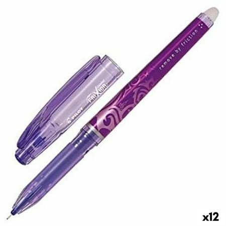 Bolígrafo Pilot Frixion Point Tinta borrable 0,25 mm Violeta Aguja (12 Unidades)