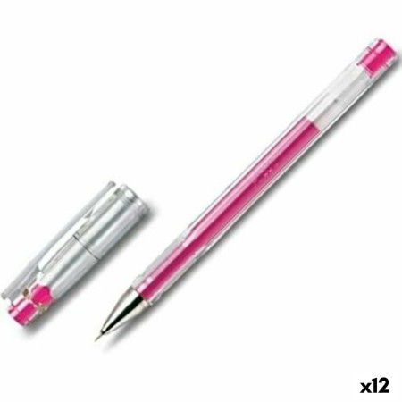 Stylo gel Pilot G-Tec C4 0,2 mm Rose Aiguille (12 Unités)