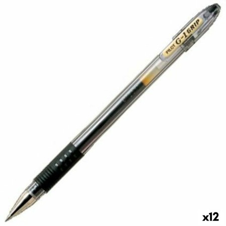 Crayon Roller Pilot G-1 0,32 mm Noir (12 Unités)