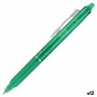 Bolígrafo Pilot Frixion Clicker Tinta borrable Verde 0,4 mm 12 Unidades