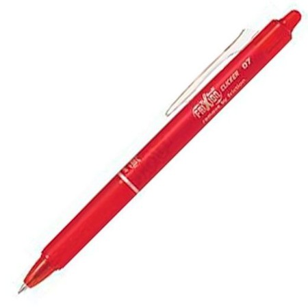 Crayon Pilot Frixion Clicker Encre effaçable Rouge 0,4 mm 12 Unités