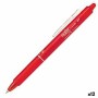 Crayon Pilot Frixion Clicker Encre effaçable Rouge 0,4 mm 12 Unités