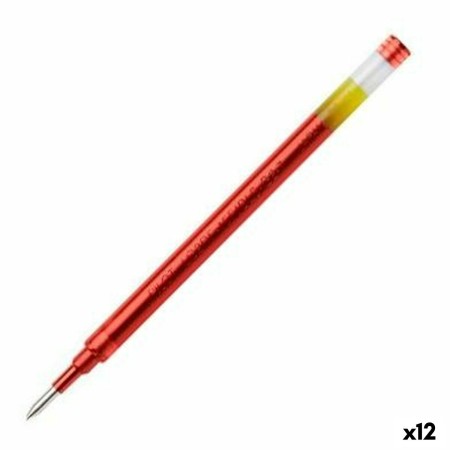 Recambio para bolígrafo Pilot G2 Rojo Bola 0,4 mm 12 Unidades